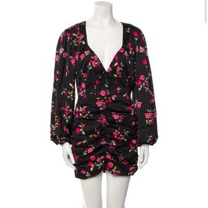 For Love & Lemons Floral Mini Dress